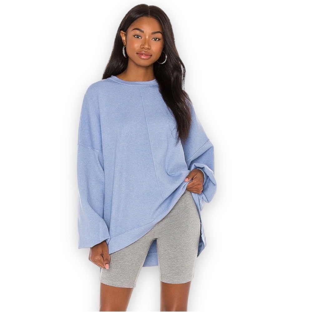 Free People Uptown Pullover Blue
